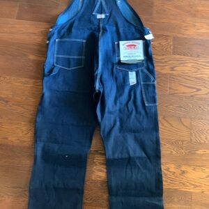 Men's Dark Blue Denim Overalls